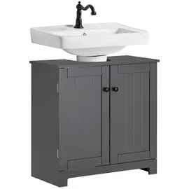 SoBuy Waschbeckenunterschrank 60 x 60 cm Grau
