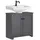 SoBuy Waschbeckenunterschrank 60 x 60 cm Grau