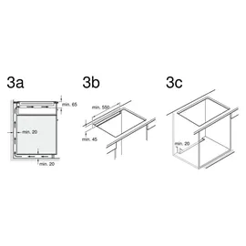 Bosch Herdset Bosch Backofen Teleskopauszug + Teka Induktionskochfeld autark 60 cm