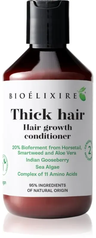Bioélixire Thick Hair Conditioner für das Wachstum der Haare und die Stärkung von den Wurzeln heraus 300 ml