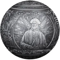 Sensationelle 1 Kilo Silber-Kugelmünze "Vasco da Gama" - 2024