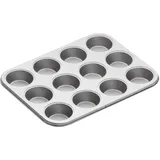 KitchenCraft Muffinbackblech, Antihaftbeschichtung, für 12 Muffins, 35 cm x 27 cm