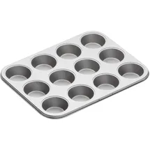 KitchenCraft Muffinbackblech, Antihaftbeschichtung, für 12 Muffins, 35 cm x 27 cm