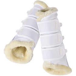 Eskadron Tendon Boots FauxFur - white - Gamaschen, XL