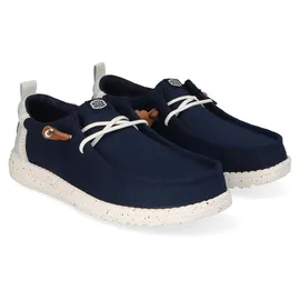 HEYDUDE Wally Craft Linen Herren Navy 42