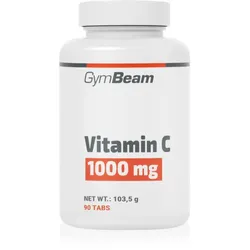 GymBeam Vitamin C 1000 mg Tabletten zur Unterstützung des Immunsystems, schöner Haut und Nägel 90 TABL