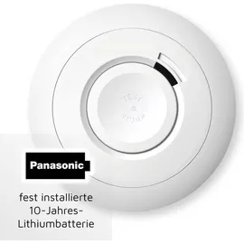 Ei Electronics Ei650 Rauchwarnmelder 10er Set inkl. 10 Jahres-Batterie batteriebetrieben (Ø x H) 115mm x 45mm