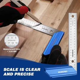 luxuskollektion Anschlagwinkel Zimmermannswinkel 200mm Edelstahl