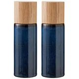 Bitz Salz- & Pfeffermühle Set 2-tlg. 17 cm blau