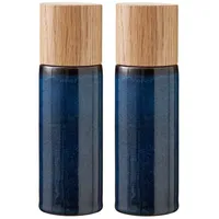 Bitz Salz- & Pfeffermühle Set 2-tlg. 17 cm blau
