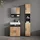 livinity Waschbeckenunterschrank 60 x 59 cm Eiche/Anthrazit