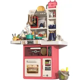 Coemo Kinderküche Jenny Spielküche mit viel Zubehör Farbe Rosa