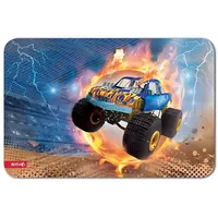 ROTH Schreibtischunterlage Monstertruck bunt Kunstleder 59,0 x 39,0 cm, 1 St.