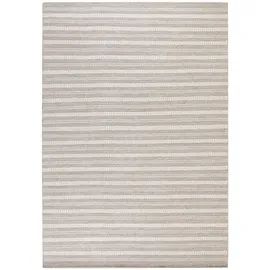 Steffensmeier Handwebteppich, Grau, Naturmaterialien, Gestreift, Rechteckig, 120x180 cm, für Fußbodenheizung geeignet, Teppiche & Böden, Teppiche, Naturteppiche