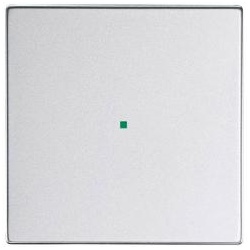Wippe 1-fach, ohne Bedruckung für Busch-free@home® future® linear (alusilber)