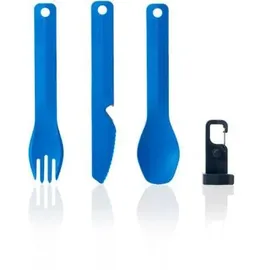 humangear GoBites Bio Reisebesteck, 3-teilig, blau