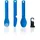 humangear GoBites Bio Reisebesteck, 3-teilig, blau