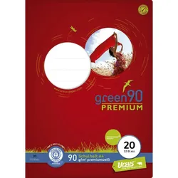 Heft - LIN20, A4, 32 Blatt, 90 g/qm, blanko