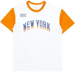 Nike New York Knicks Courtside City Edition TEE - Weiss/Orange - M