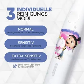 happybrush ECO VIBE KIDS Agnes + 3 Refills weiß