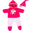Puppenkleidung BAYER Hose Einhorn 38 cm, pink (pink, weiß), Puppenkleidung, Kinder