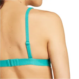 adidas Bikini-Tops Iconisea Ribbed Padded Triangle Pure Teal 32