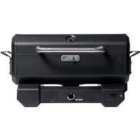 MasterBuilt Masterbuilt® Tragbarer Holzkohlegrill und Smoker mit analoger Temperaturregelung Schwarz