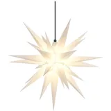 Herrnhuter Stern Kunststoff Ø 68 cm, Farbe:weiß - Weiß