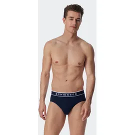 SCHIESSER Slip mit Logo-Bund im 3er-Pack, Marine, L