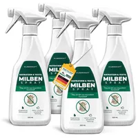 Silberkraft Milbenspray für Matratzen & Textil 4x500 ml