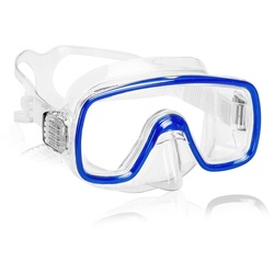 AQUAZON Taucherbrille FUN, Schnorchelbrille für Kinder 3-7 Jahre, tolle Passform blau
