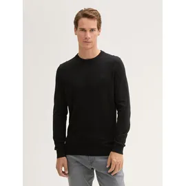 Tom Tailor 1038426 Basic Knit Pullover Black 2XL