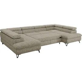 MKS Meble Ecksofa PABLO U 3-Sitzer Beige