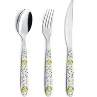 Easy Life 18 tlg. Besteckset FLEURS ET CITRONS Zitronen