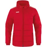 Jako Team Coachjacke mit Kapuze Kinder rot 164