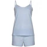 vivance dreams by lascana Shorty Pyjama blau-weiß 40/42