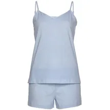 vivance dreams by lascana Shorty Pyjama blau-weiß 40/42