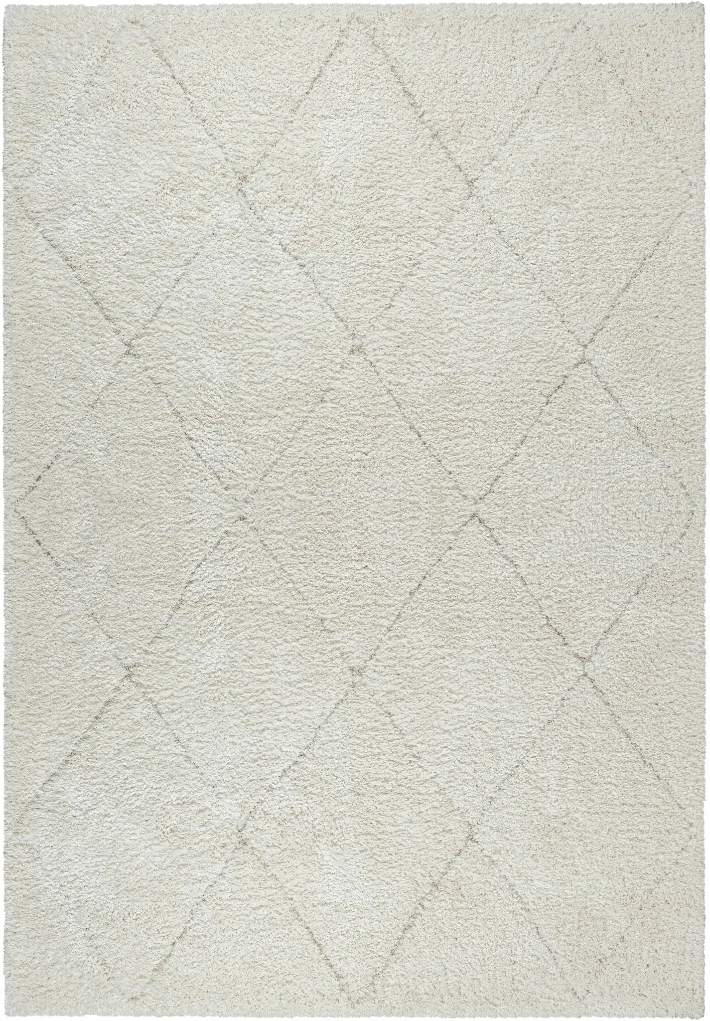 Hochflorteppich Ideal Shaggy Creme ca. 140x200cm