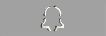 DoorBird D11x Namensschild für eine Ruftaste, Glockensymbol Weißaluminium, Edelstahl, pulverbeschichtet, seidenmatt