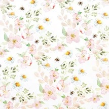 Home fashion Papierservietten "Frühlingsblumen", 33 x 33 cm, 20 Stück