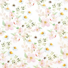 Home fashion Papierservietten "Frühlingsblumen", 33 x 33 cm, 20 Stück