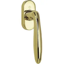 HOPPE Fenstergriff VERONA - Secustik, VK 7, 32-42 mm, Messing poliert