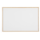 Bi-Office Whiteboard mit Holzrahmen,