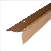 PROVISTON - Treppenkanten- & Winkelprofil Aluminium 40 X 30 X 1000 Mm Bronze Hell Winkel