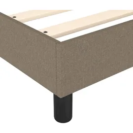 vidaXL Boxspringbettgestell 200 x 200 cm Taupe