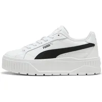 Puma Karmen II L Sneaker, White Black Silver, 37.5