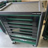 Werkstattwagen Werkzeugwagen Green Edition Leer