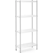 Royal Catering Edelstahlregal 70 x 40 x 180 cm 200 kg - Standregal