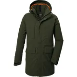 KILLTEC Herren Funktionsparka/Parka mit abzippbarer Kapuze KOW 80 MN PRK, dark moss, XXL