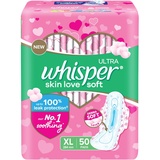 Whisper Ultraweiche Damenbinden, 50 Stück (XL)